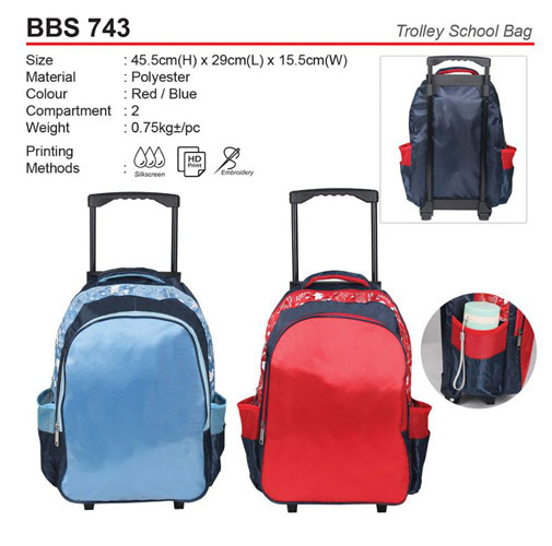 Trolley School Bag (BBS743)