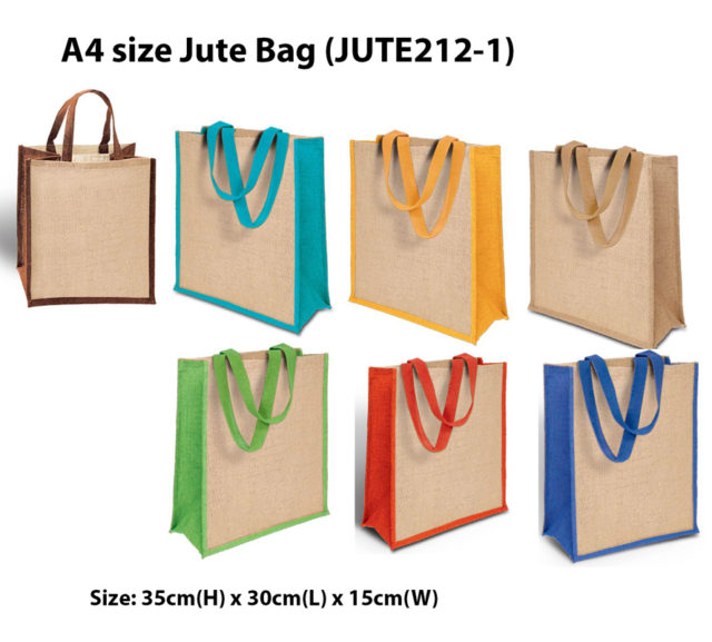 a4 size jute bag jute212-1