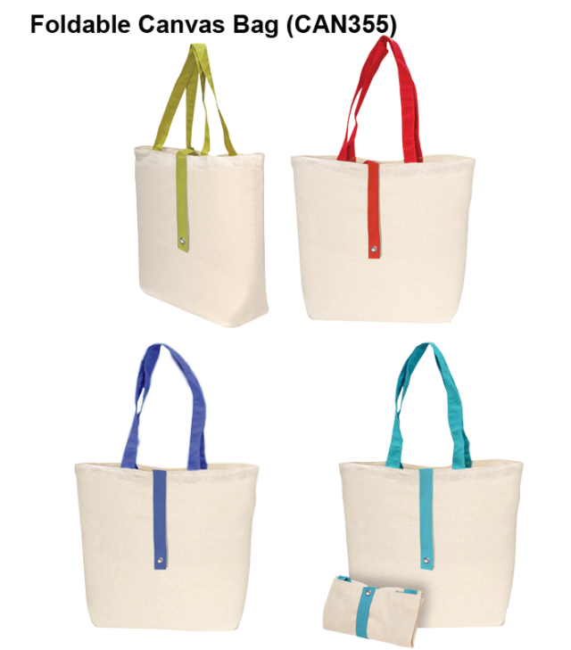 Foldable Canvas Bag (CAN355)