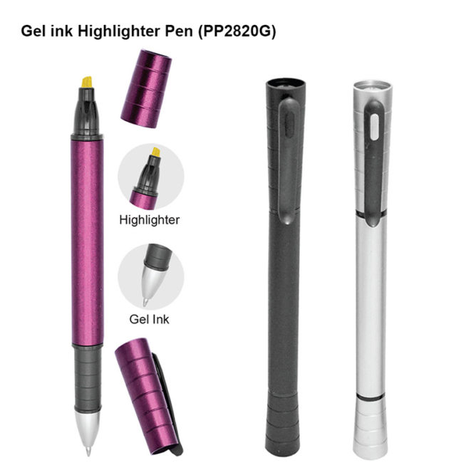 Gel ink highlighter pen PP2820G