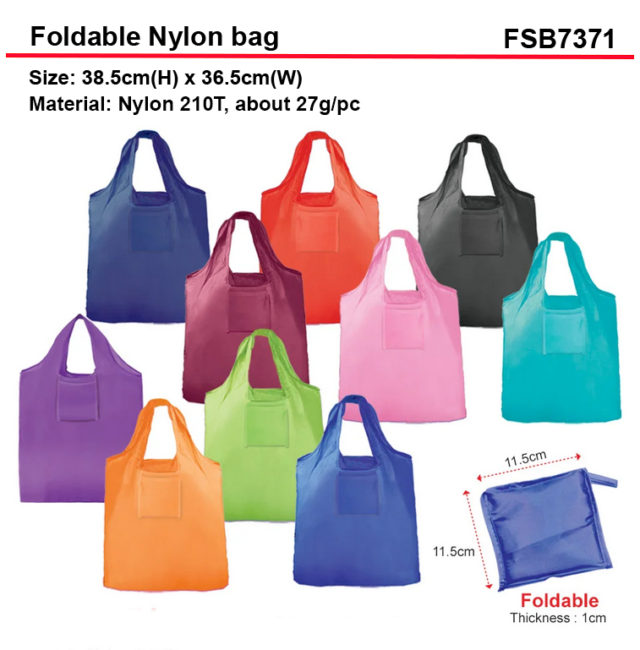 Foldable nylon bag FSB7371
