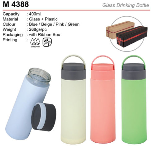 Glass Drinking Bottle (M4388)