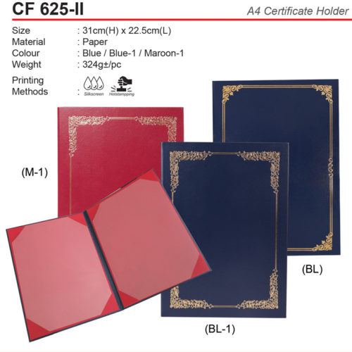 Certificate Folder (CF625-II)