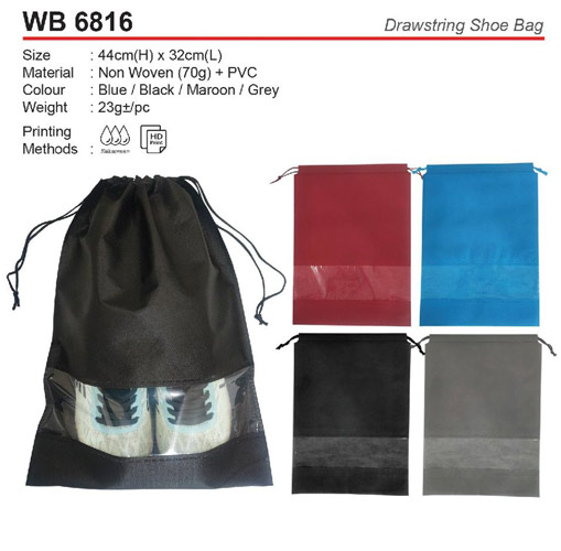 Drawstring Shoe Bag (WB6816)