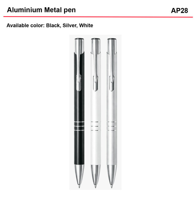 aluminium metal pen AP28