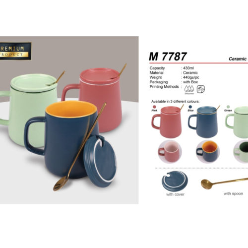 Ceramic Mug with Cap (M7787)