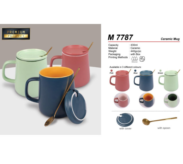 Ceramic Mug with Cap (M7787)