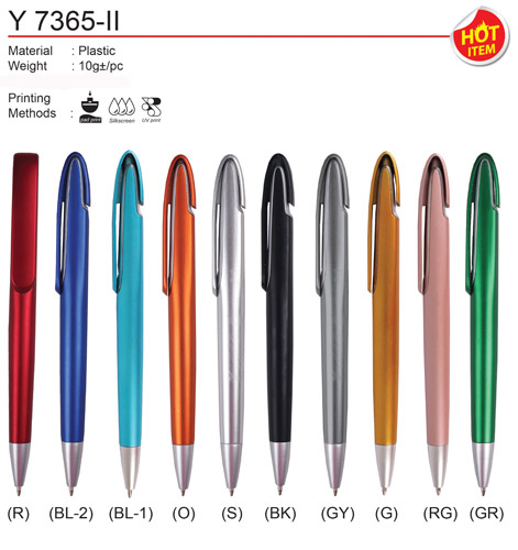 Metallic Plastic Pen (Y7365-II)