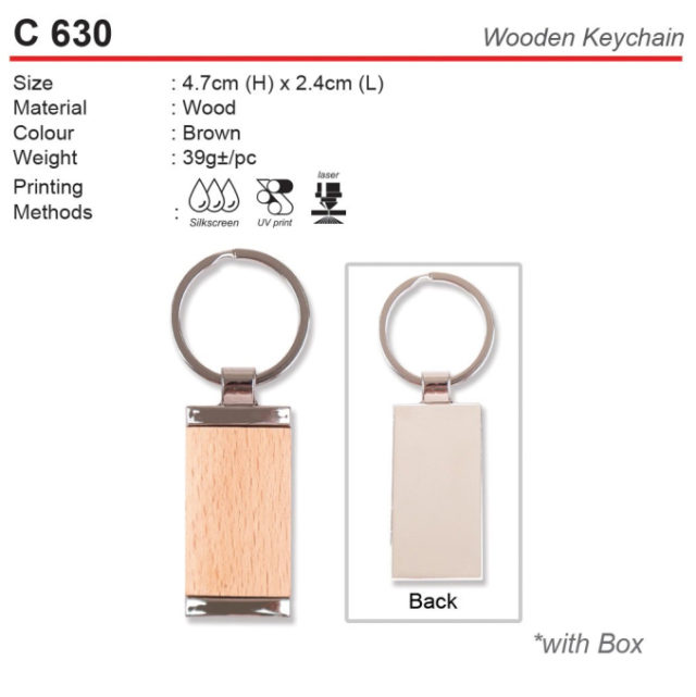 Wooden Keychain (C630)