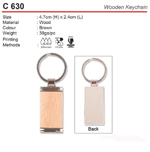 Wooden Keychain (C630)