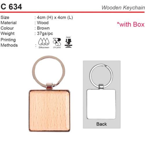 Wooden Keychain (C634)