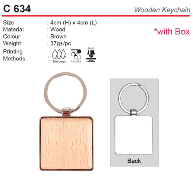 Wooden Keychain (C634)