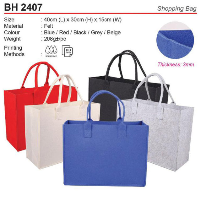 Felt Shopping Bag (BH2407)