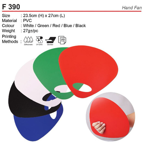 PVC Hand Fan (F390)