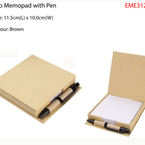 Eco Memopad with Pen (EME3128)