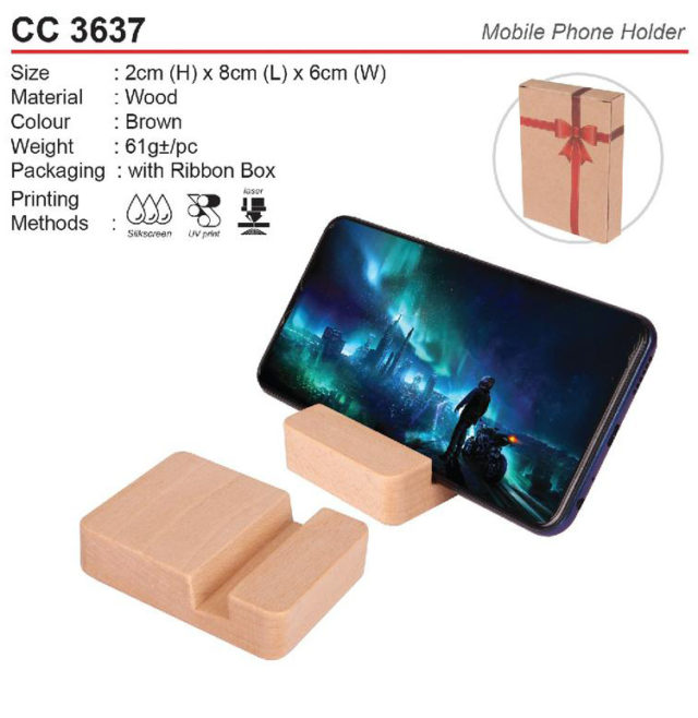 Wooden Mobile Phone Holder (CC3637)