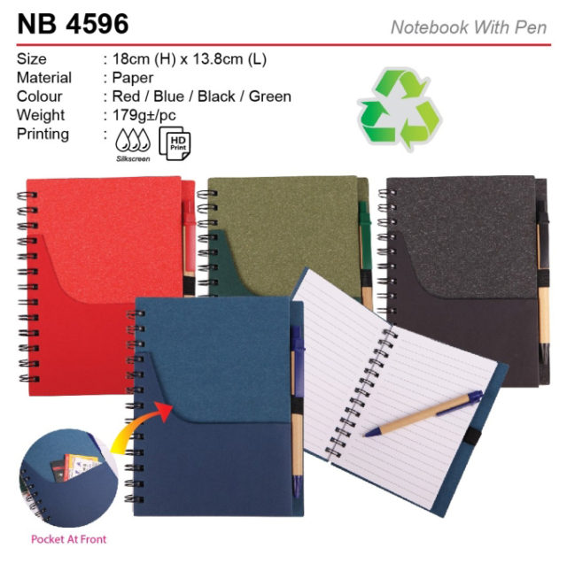Eco Notebook with Pen (NB4596)