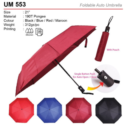 Foldable Auto Umbrella (UM553)
