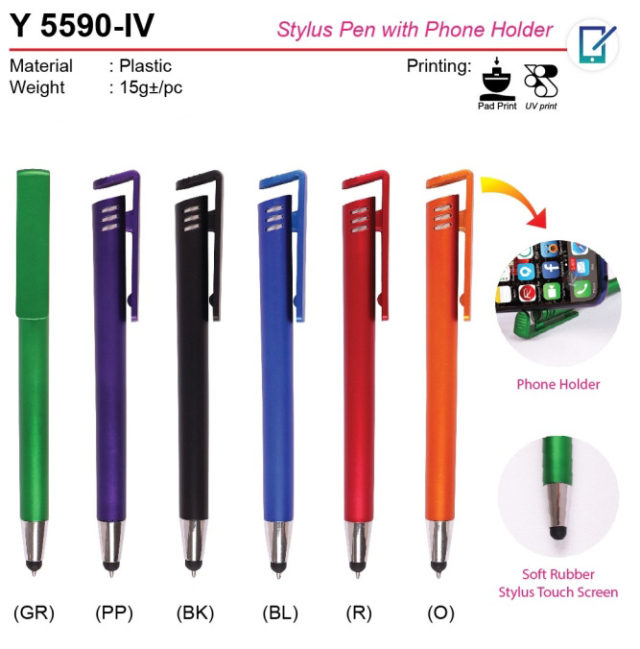 Stylus Pen with Pen Holder (Y5590-IV)