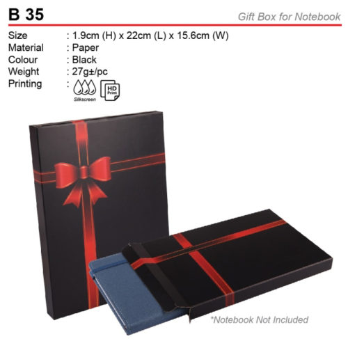 box for notebook B35