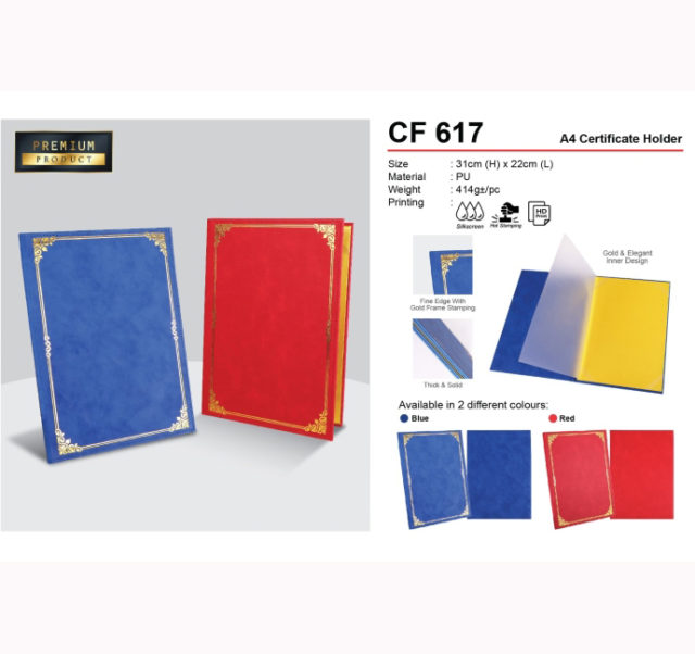 PU certificate Holder (CF617)