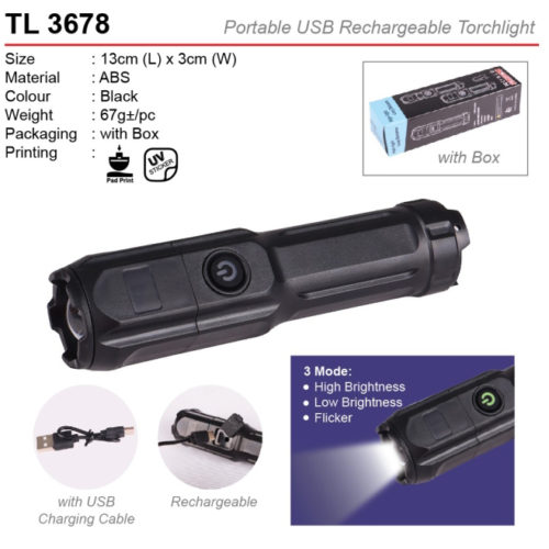 Rechargeable Torchlight (TL3678)