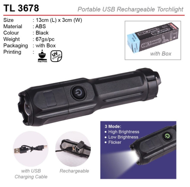 Rechargeable Torchlight (TL3678)