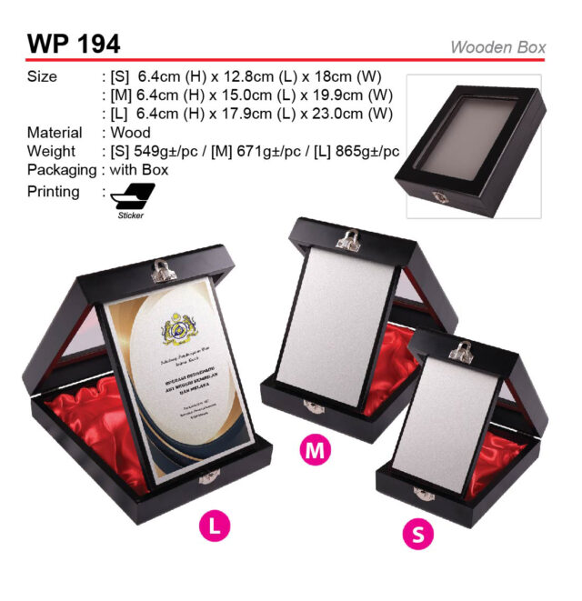 wooden plaque WP194