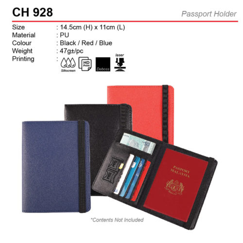 PU Passport Holder (CH928)