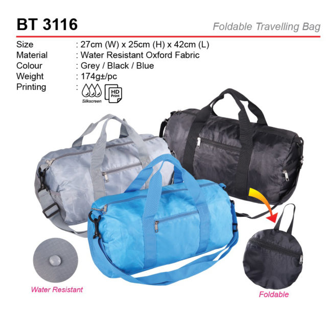 Foldable Travelling Bag (BT3116)