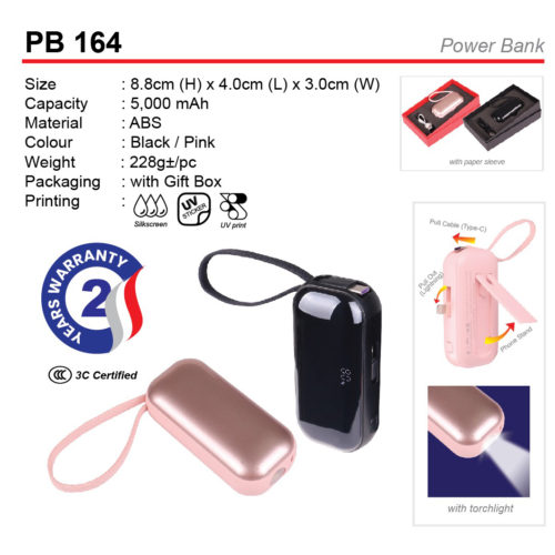 3c Certified Power Bank (PB164)