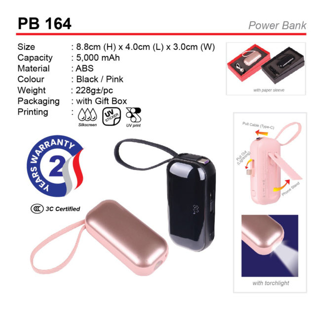 3c Certified Power Bank (PB164)
