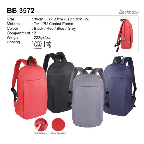 Water repellent Backpack (BB3572)