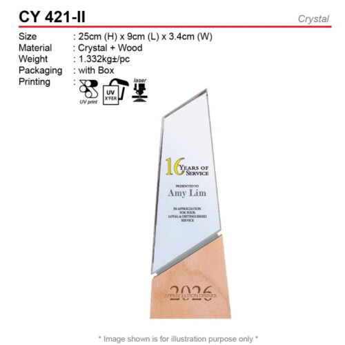 Crystal Trophy (CY421-II)