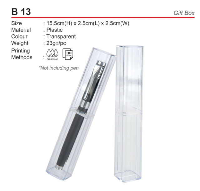 transparent box B13