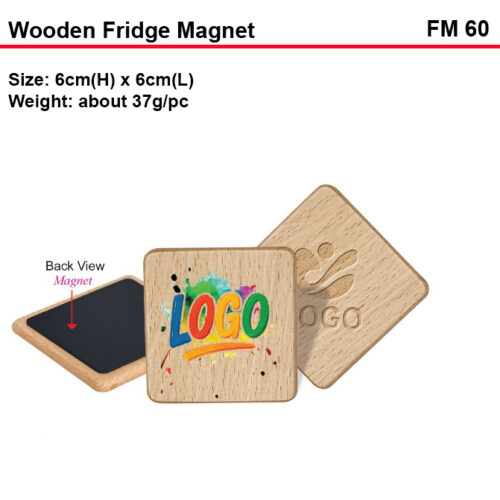 Wooden Fridge Magnet (FM60)