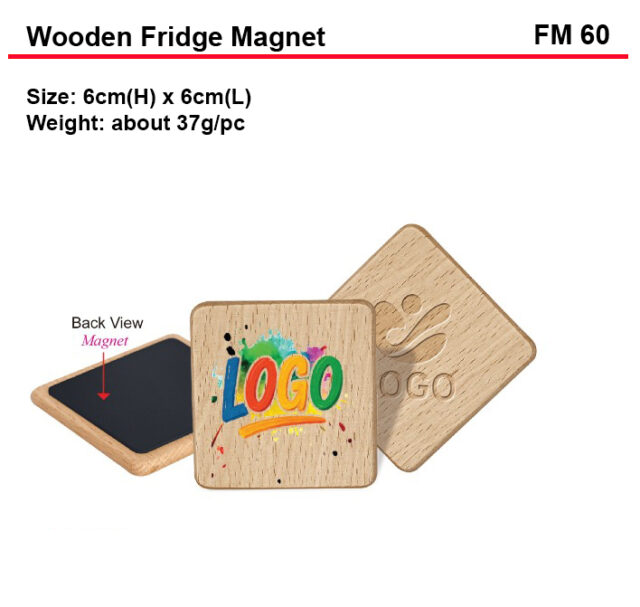 Wooden Fridge Magnet (FM60)
