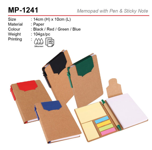 notebook with sticky note MP-1241